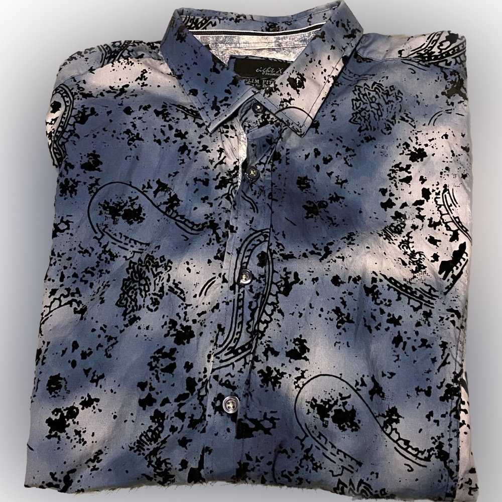 Eight X Premium Short Sleeve Shirt XL Slim Fit EUC Exclusively for Buckle - Picture 2 of 10